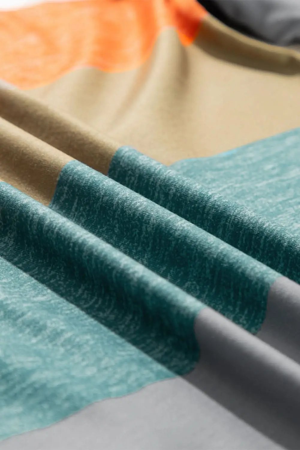 Plus size green stripe pullover - Love Salve